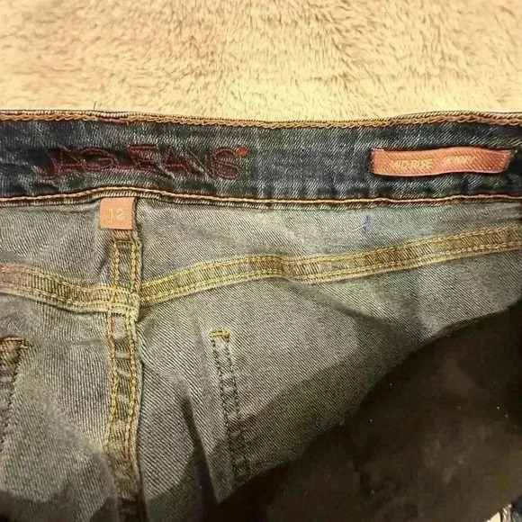 Jag Jeans Denim Western Glove Works Midrise Skinny Size 12 Inseam 29 - Picture 4 of 5